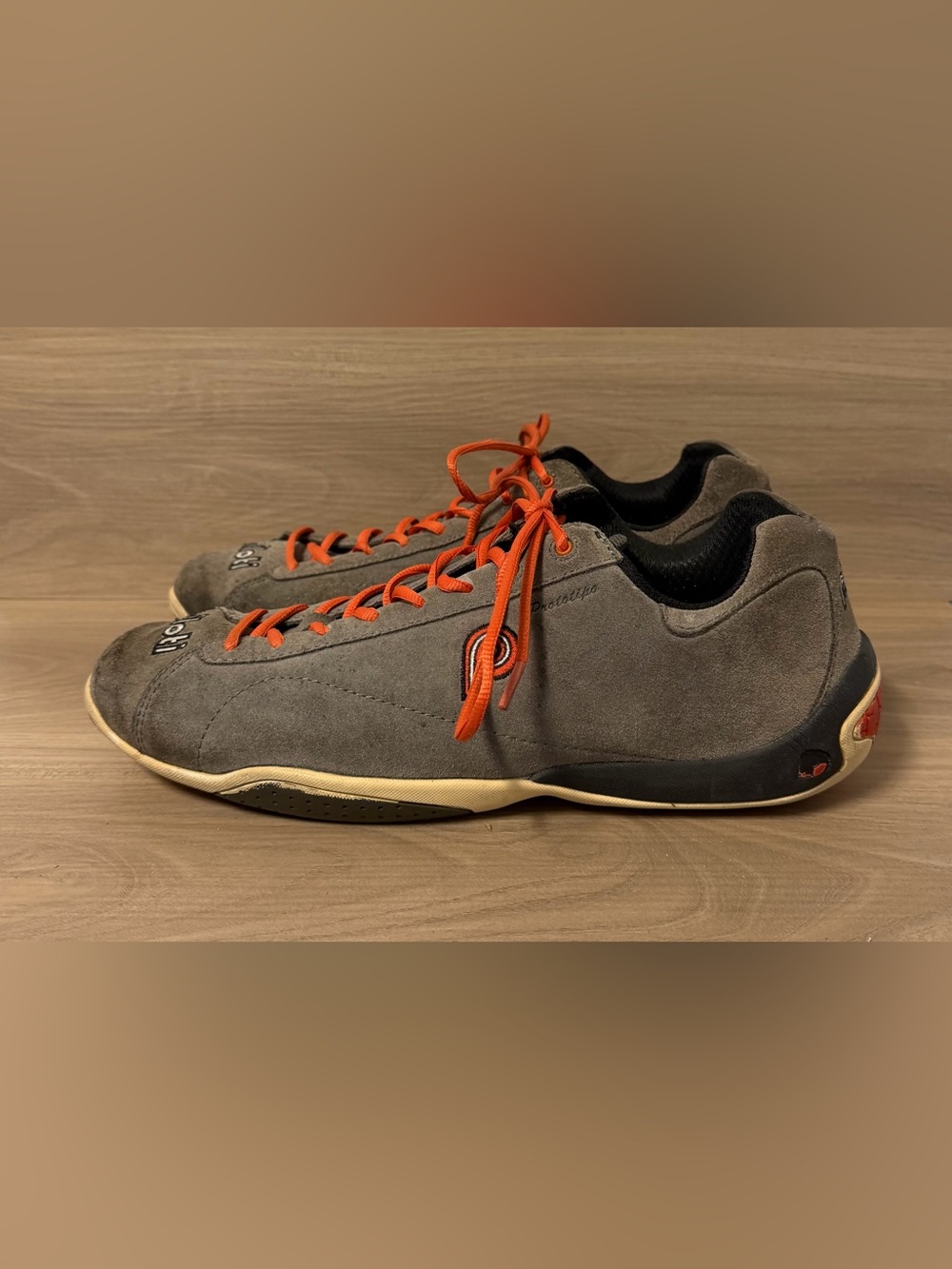 Piloti Prototipo Suede Leather Driving Shoes Sneakers Men's Size 12.5 US 47 EU